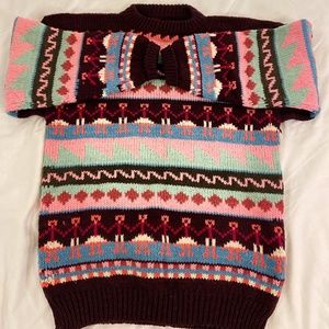 Vintage hand knit sweater